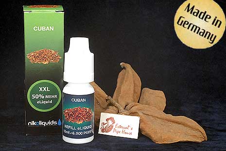 Niko Liquids E-Shisha "Gr�n" Cuban Blend 15ml